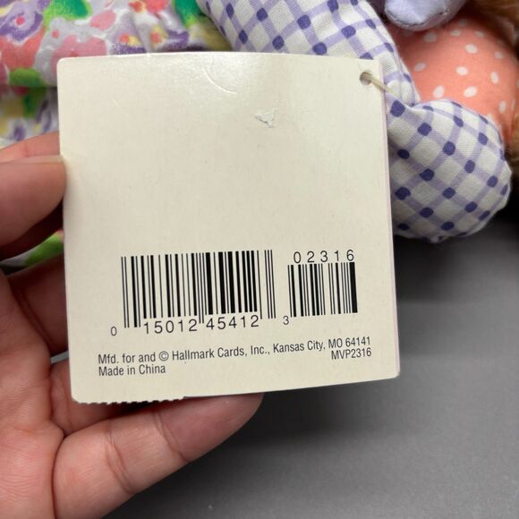 Hallmark Hyacinth and Cuddlesworth Plush Bear Floral Dress 13" Stuffed Toy Doll - Picture 5 of 7